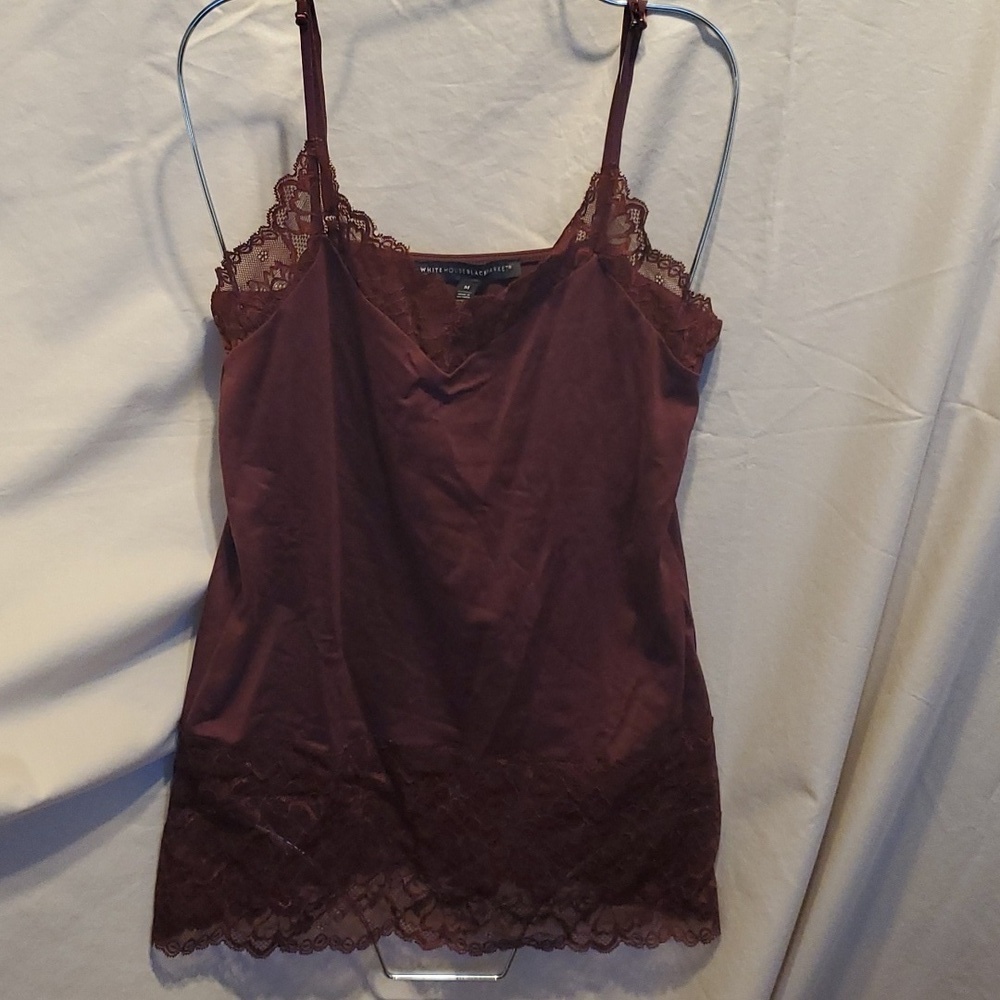 WHBM Lace Cami Top SZ MD